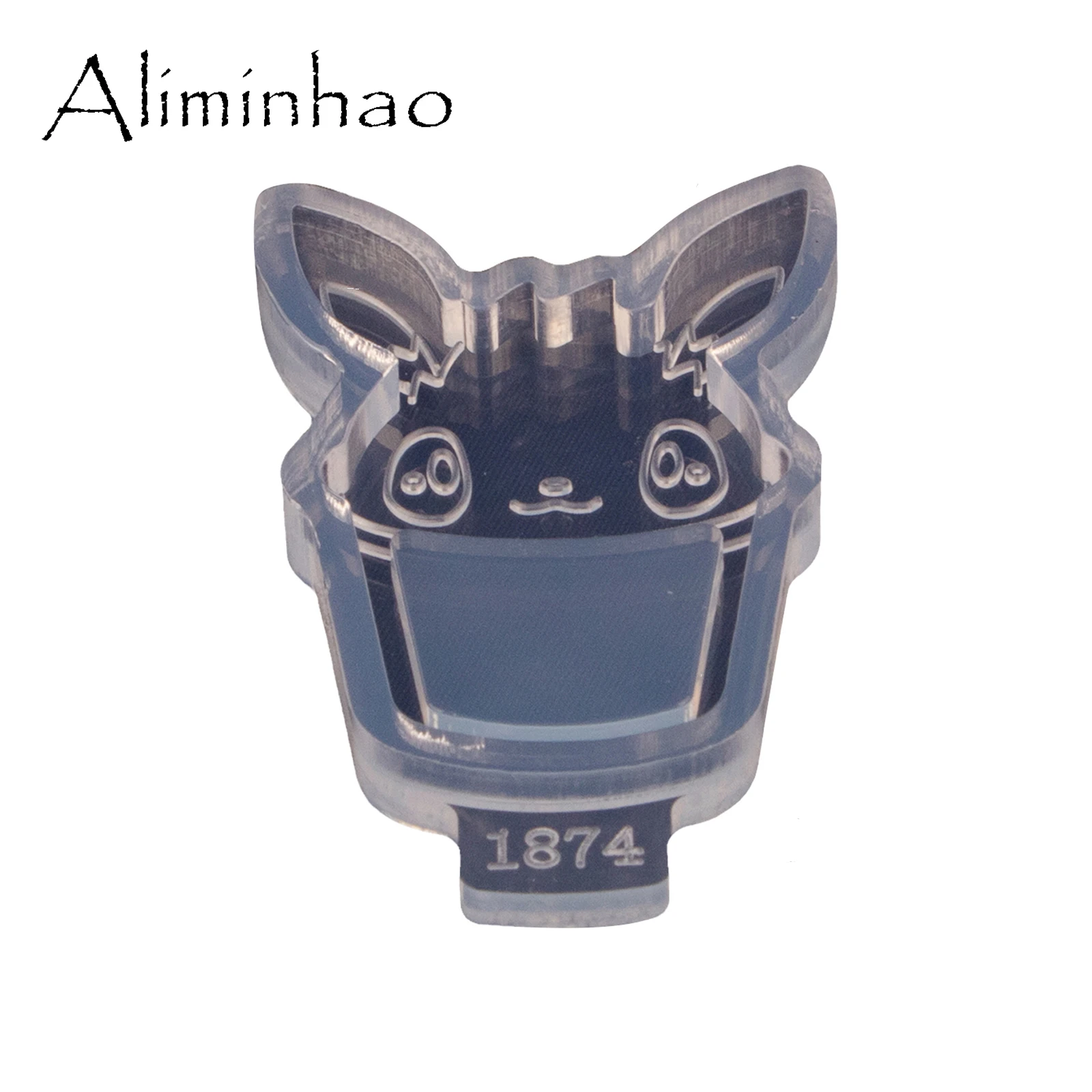 Dy1853 Anime Tier mit Herz Harz Shaker Formen Schmuck DIY handgemachte Charms Schlüssel bund Herstellung Anhänger Gussform – Detail 17