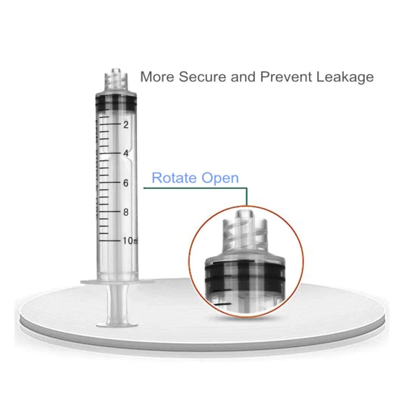 4Pcs Syringes with 4pcs 14G-25G Blunt Tip Needles And 4pcs Cap for Industrial Dispensing Syringe Epoxy Resin Kits