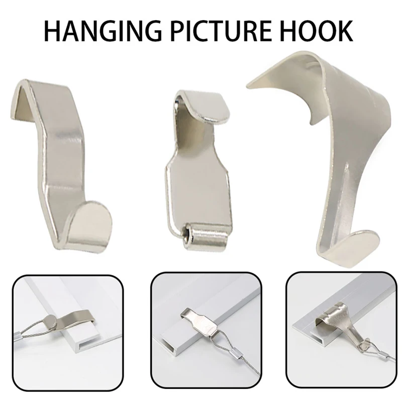 Ganchos em Forma de s para Art Painting Exhibition Rail Adequado para Gallery Image Hanging Systems Vários Estilos 20 Pcs