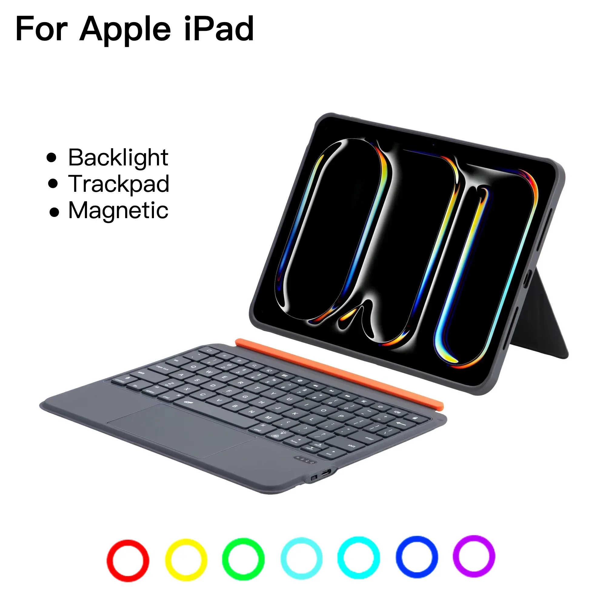 iPad Air 11/13インチ M2/M3、Pro11/13インチ M5用着脱式キーボード
