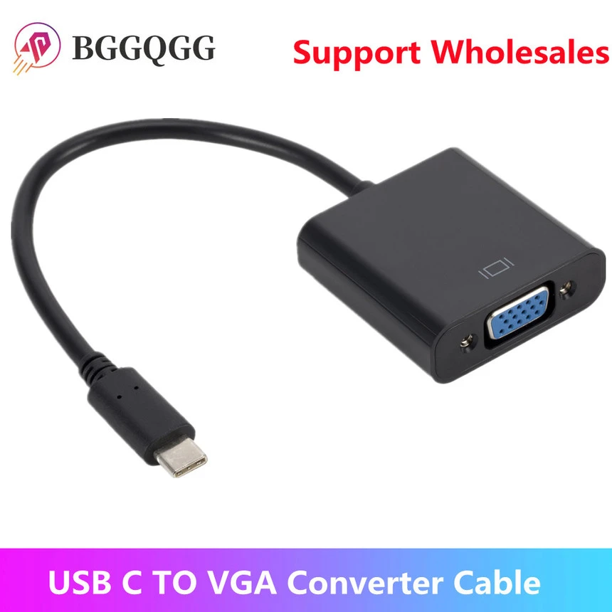 Vga Cable Converter Type C Vga Adapter Vga Usb C Adapter Video