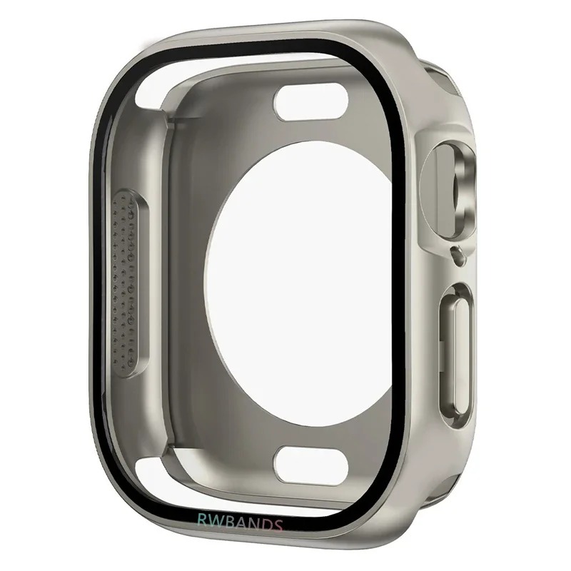 Premium Screen Protector Cover with Hard PC Front & Rear Bumper for Apple Watch Accessories