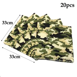 Camo Balloon and Camouflage Net Army Party Decorations Set (Clear)