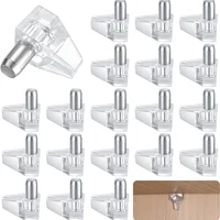 ชั้นวางตู้หมุดชั้นวางสนับสนุน PEG CLEAR ชั้นวางรองรับ Pins ชั้นวางผู้ถือ Pins วงเล็บหมุดสําหรับตู้ครัวชั้นวางหนังสือ 1