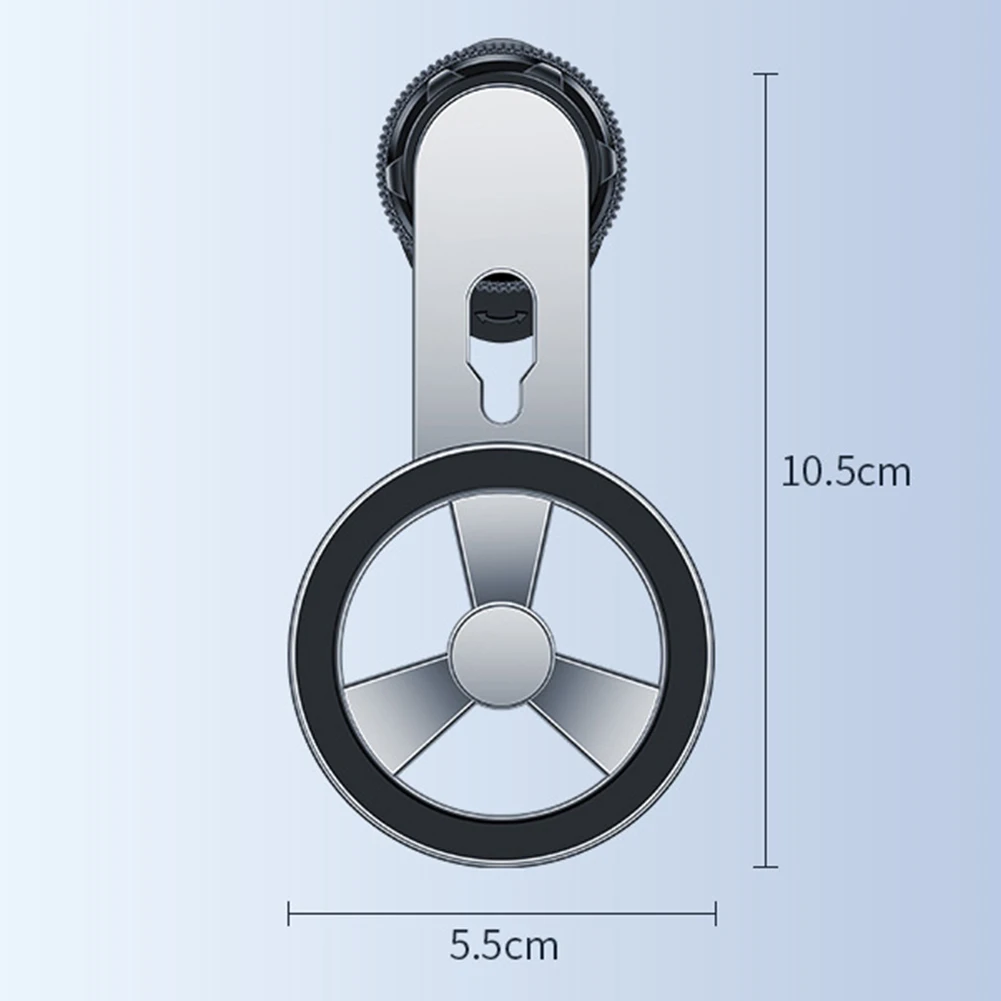 Alloy Magnetic Car Phone Holder Anti-shake Mobile Phone Bracket For SUVs Vehicle