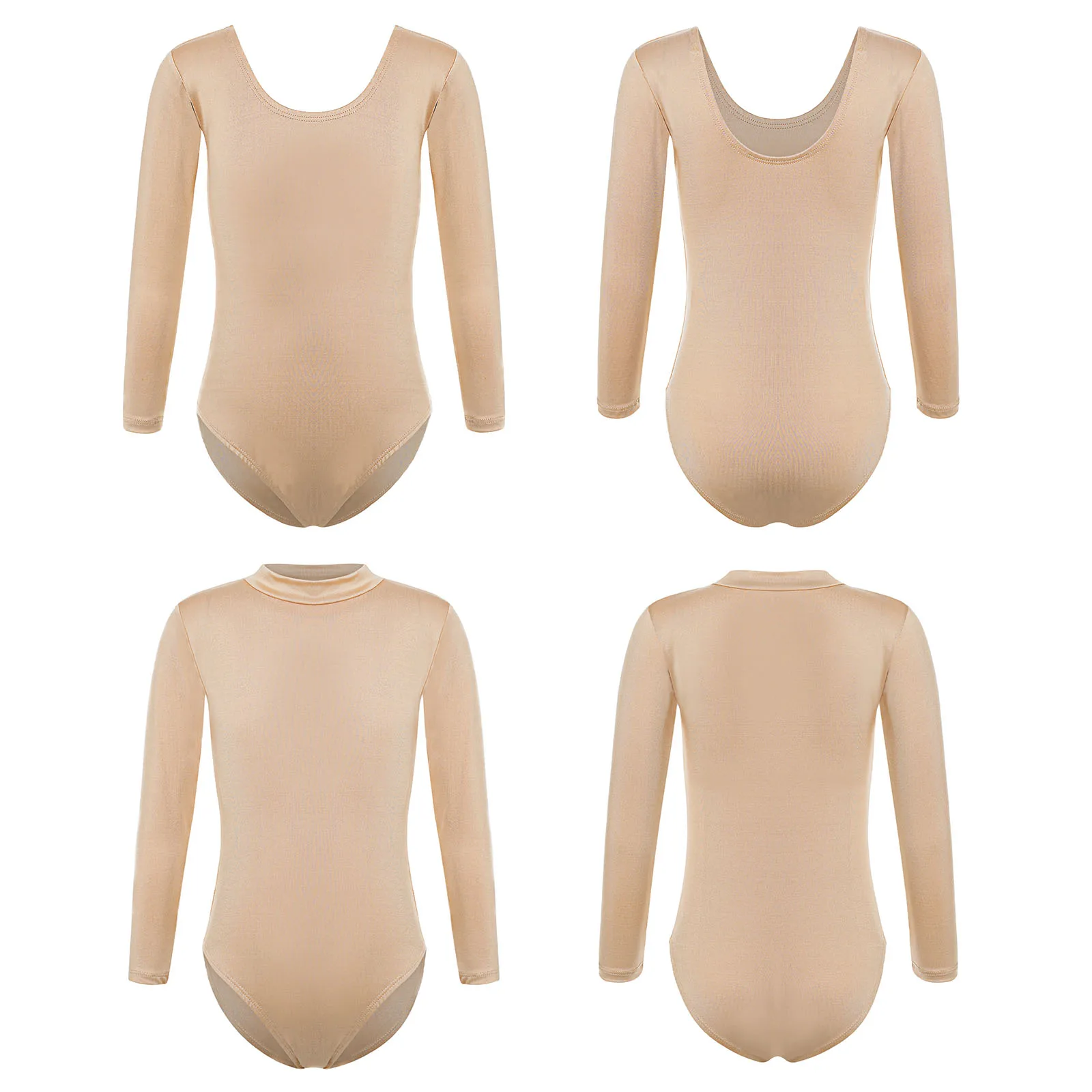 HZ.BEHAVE Bodysuit for Women Solid Mock Neck Bodysuit (Color