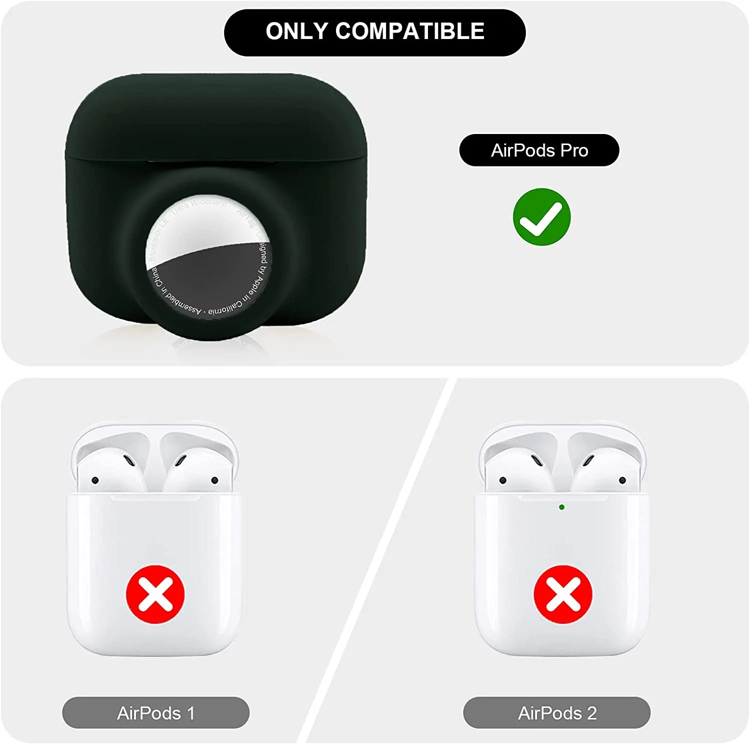 Comprar Funda protectora de silicona suave 5 en 1 para Airpods Pro