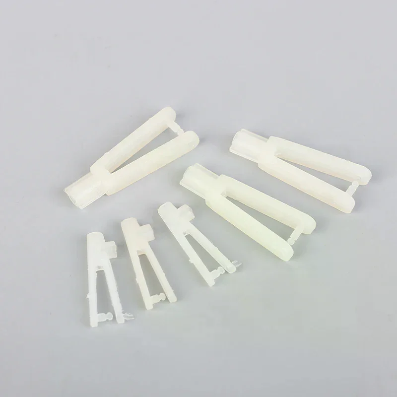 20PCS 1/2mm U형 콜렛 러더 각도 및 타이로드 연결 장치 RC 고정익 원격 제어 항공기 FPV 부품용