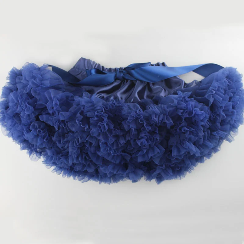 Mädchen Petti Tutu Rock Ballkleid Kinderkleidung Tanz Geburtstag Kostüm Partykleidung Kinder Tutu Rock Blau Viele Farben Verfügbar – Detail 8