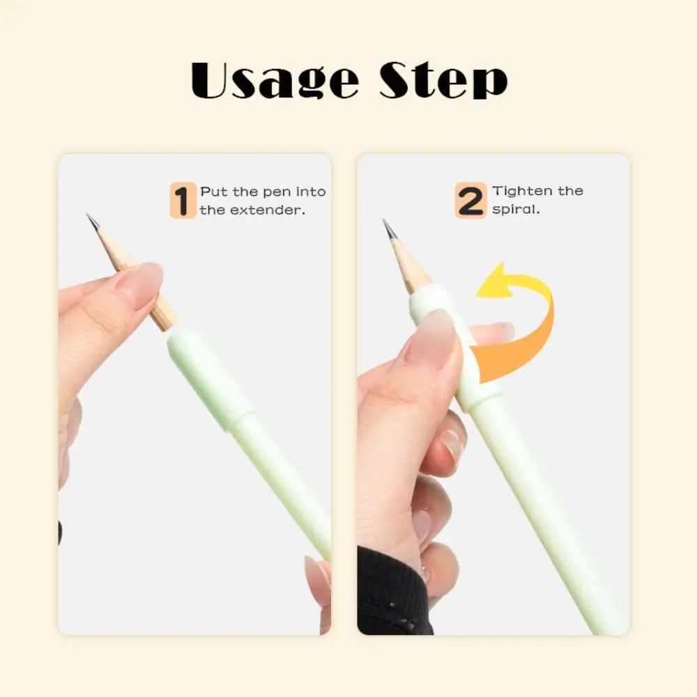 새로운 플라스틱 연필 연장기 조절 가능한 경량 연필 연장 홀더 학생/예술가를 위한 범용 연필 길이