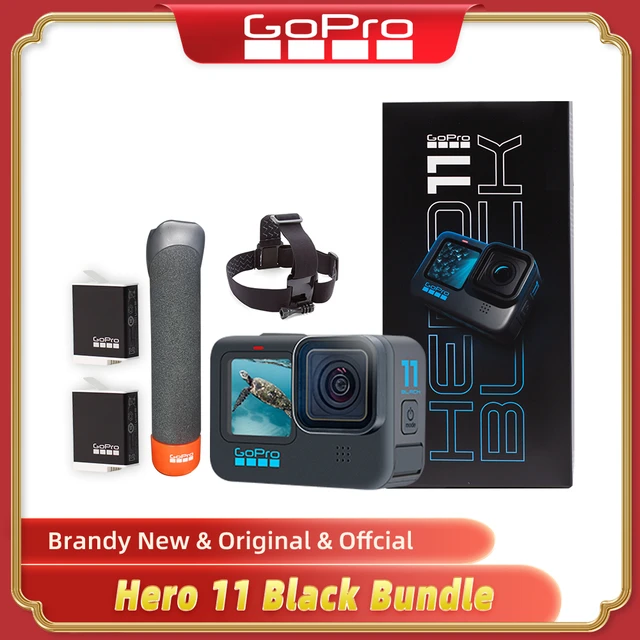 GoPro HERO 11 Black BUNDLE Sport Camera 120P GP2 Chip Support 5.3k 