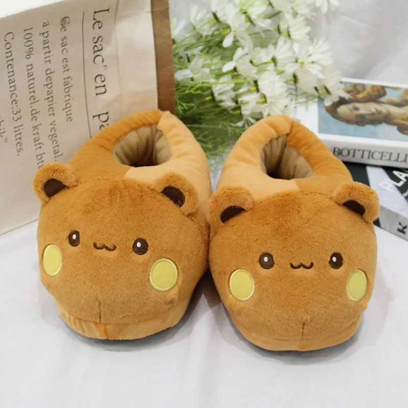 New Panda Bubu And Yier Plush Slippers Cartoon Panda Indoor Couple'S Warm Cotton Slippers Autumn And Winter Gift 5