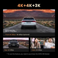 DDPAI 4K+4K New Z90 Master Dual 4K Front Rear Dual HDR for Sony Car Dash Cam ADAS Parking 5GHz WiFi Camera DVR Video Recorder - Image 4
