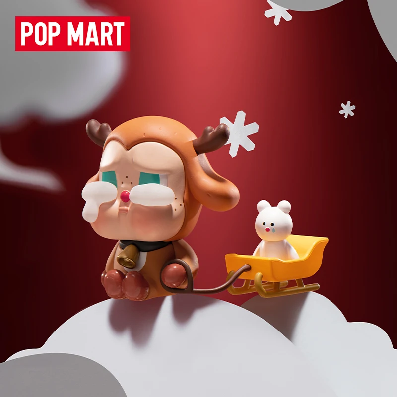

Pop Mart Crybaby Lonely Christmas Series Blind Box Mystery Box Toys Doll Cute Anime Figure Desktop Ornaments Collection Gift