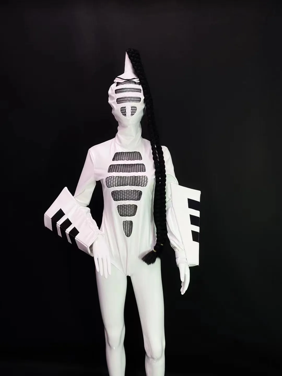 

Halloween fencing Headwear party rave outfit sexy performance photo shooting Carnival TV Show