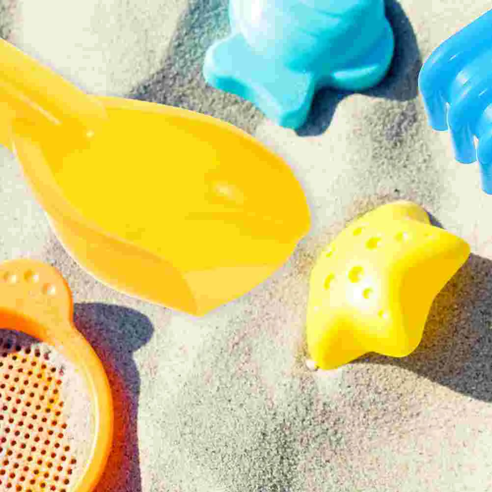 

4 Pcs Childrens Toys Beach Set Sand Plastic Scoop Shovels For Kids Digging Seaside