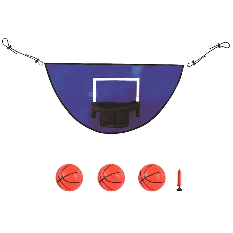 

ПВХ баскетбольная стойка с мини-баскетболом, легко устанавливаемый баскетбольный обруч, батут для безопасного отрыва
