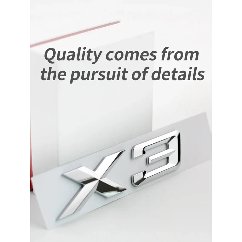 BMW X1 X2 X3 X4 X5 X6 X7 F49 U12 F39 G08 G18 F15 F25 F26 G01 G02 G05 G06 G07 로고 및 테일 레터링 실버 블랙 적용 가능