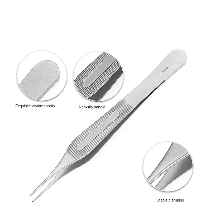 ADSON Forcep η ƿ    12.5 cm   Ƿ 巹  ʺ 0.6mm 1*2 ũ