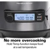 Portable 6 Quart Set & Digital Programmable Slow Cooker with Lid Lock, Temperature Probe, Dishwasher Safe Crock & Lid, Stainless 4
