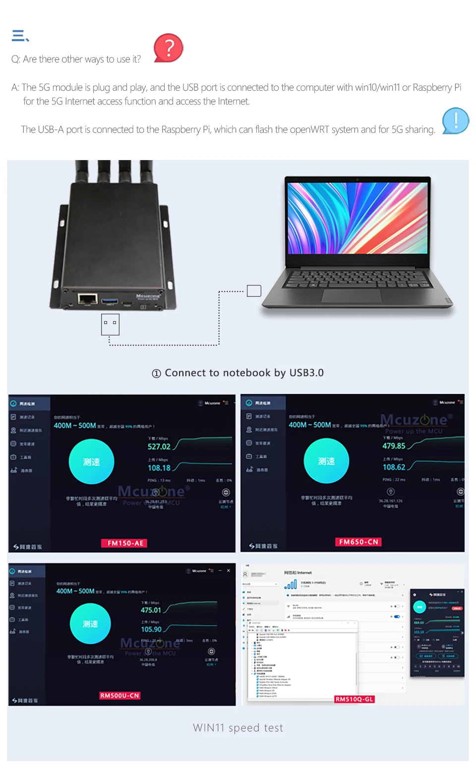 mr5110 do router, 1gbps, rj45, usb 3,0,