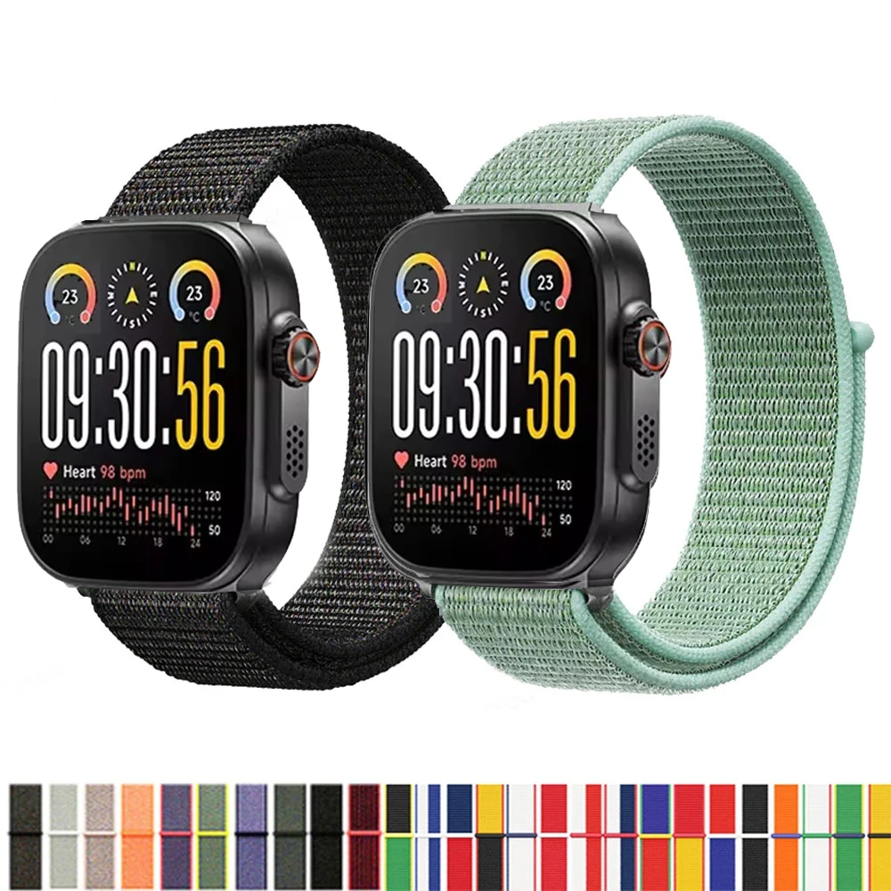 Versatile Nylon Loop Strap Replacement Sport Watchband