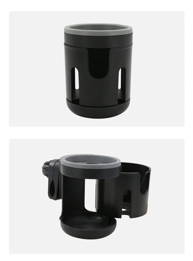 Description Picture 6 of itemBaby Stroller Accessories Coffee Cup Holder Phone Support Milk Bottle Drink Cup Holder Conversion 2 Cups for Universal Pram