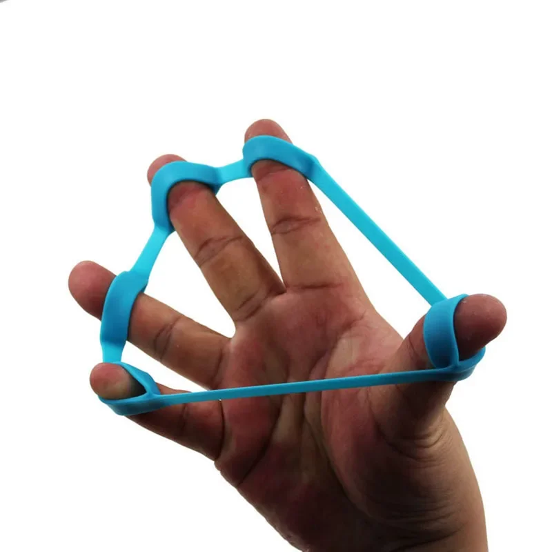 Description Picture 6 of itemFinger Gripper Silicone Hand Gripper Resistance Band Hand Grip Wrist Stretcher Finger Expander Strength Trainer Exercise Fitness