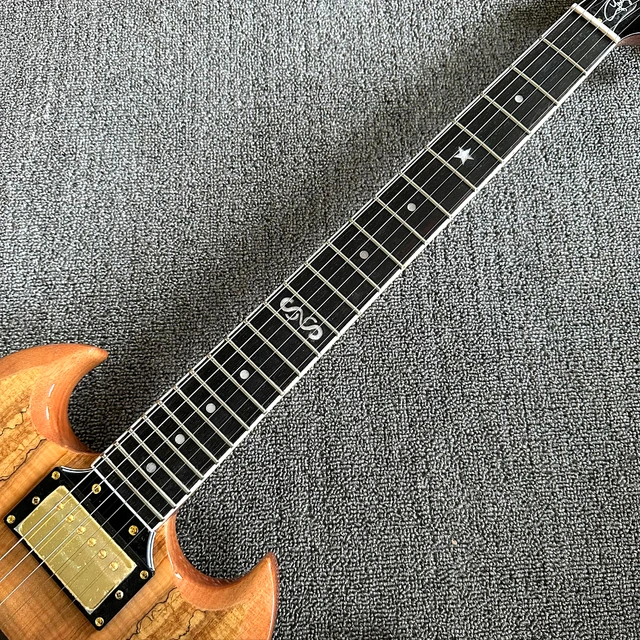 Custom Store-SG400 Guitarra Elétrica, Madeira Decaindo, Hardware Dourado, 2  Pickups, Alta Qualidade, Frete Grátis - AliExpress