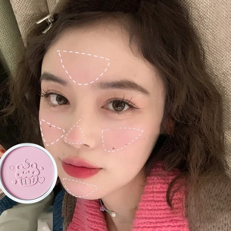 Palette Blush Matte Powder Blusher Cosmetic for Girls powder blusher blush powder facial blusher