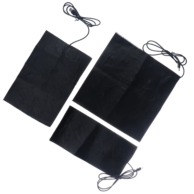 USB-Powered Warm Carbon Fiber Heating Pads for Jackets, Coats, and Vests