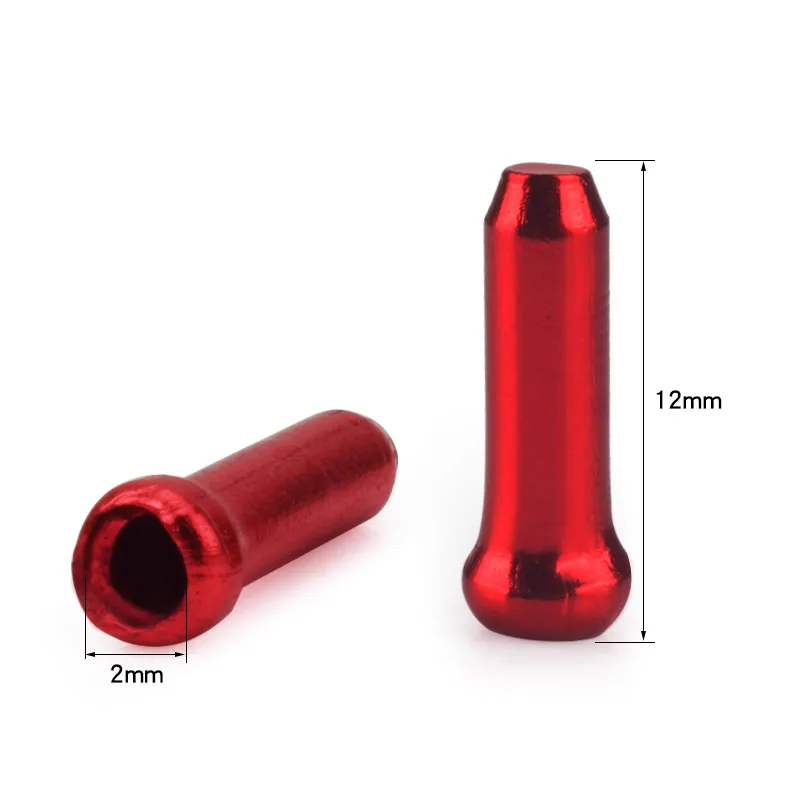 Bicycle Cable End Caps 10/50/100 Pcs Bike Brake Shifter Aluminum Inner Cable Tips Crimps Cycle Parts