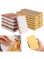 Biodegradable compostable cellulose and coconut scrubbing sponge -6 eco-friendly sponge tableware pieces 1