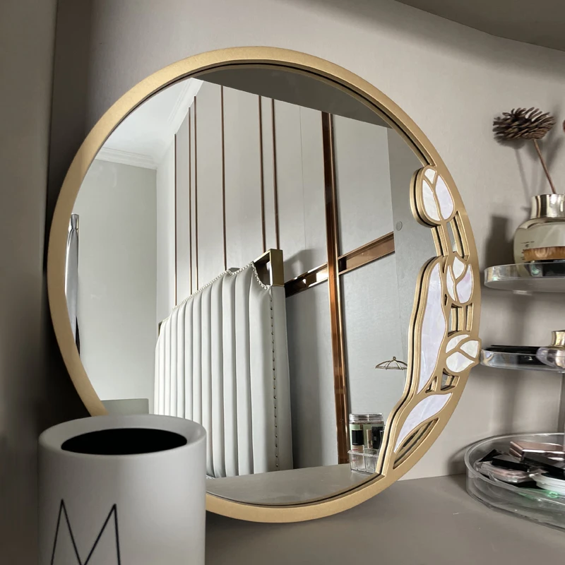 

Wall Decorative Mirror Nordic Hanging Quality Cosmetic Round Decorative Mirror Full Length Espejo Redondo Home Design Exsuryse