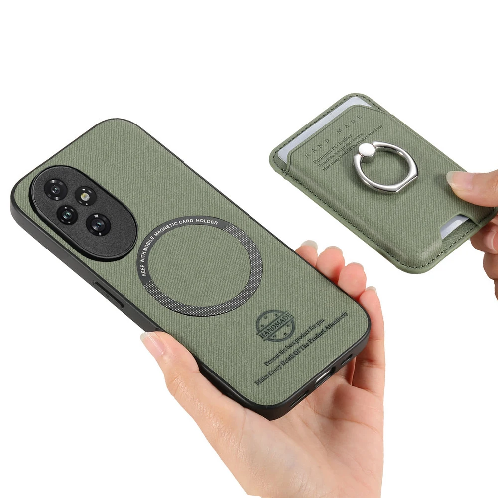 Luxury 2-in-1 Detachable Leather Case with Magnetic Card Cover