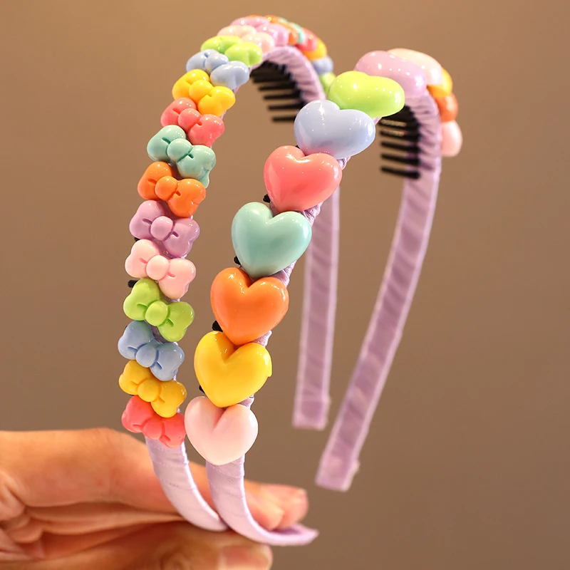 Girls Colorful Flower Hairbands - Cute Headbands for Kids