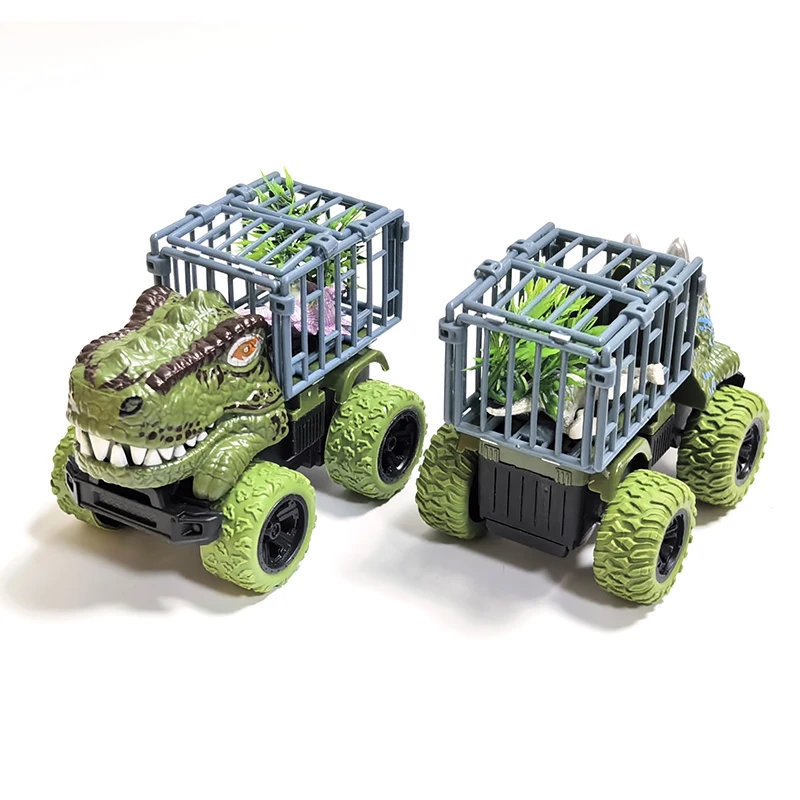 T‑Rex Inerti Dinosaur Lastbil med Dino Figur – Inertial Monster Truck Legetøj til Småbørn