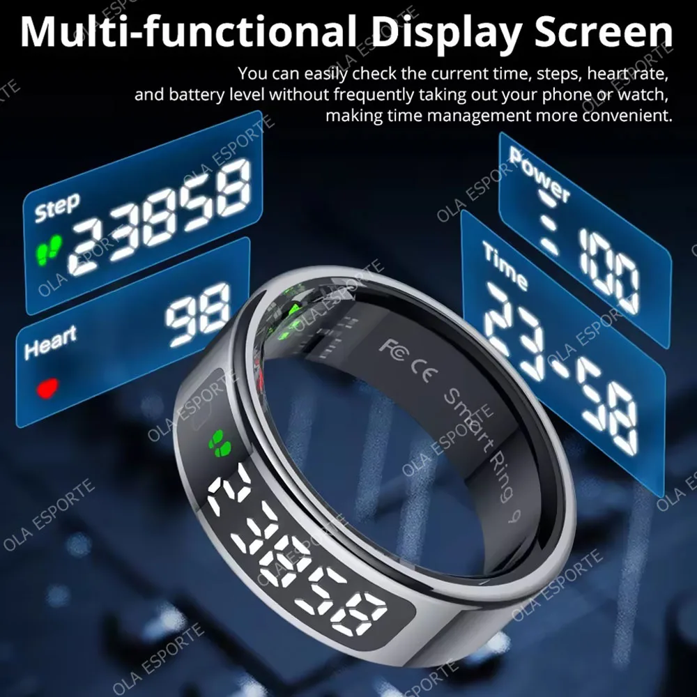 VAMOTRA Smart Ring For Women & Men, Fitness Tracker Ring With Heart Rate Monitor 3 thumbnail image