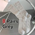 8 Pairs Grey