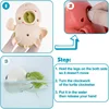 1/3PCS Baby Bath Toy Water Chain Clockwork Bathing Cute Swimming Turtle Toy Toddler Pool Beach Classic Toy For Kid Water Playing 2