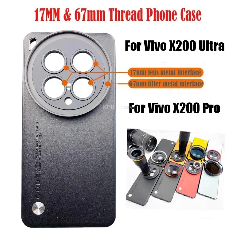 17MM Thread Phone Case for Vivo X200 Ultra Pro 67MM Thread