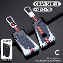 Premium Leather Car Key Case for Lexus - Sleek and Durable Protection (Set-3 Buttons)