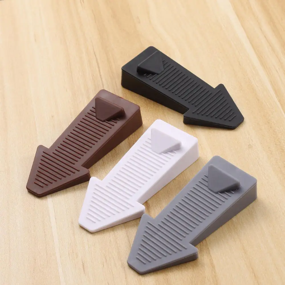 1pcs Arrow Shaped Door Stopper Non Slip Rubber For Bedroom Study Silent Door Anti Impact Stopper