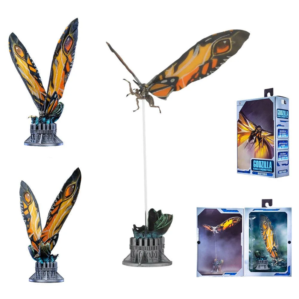 18Cm Godzilla Anime 2019 Godzilla Monster Mothra Raton Box Pvc Modello Fatto A Mano Decorazione Desktop Collezione Edizione Giocattolo Regalo