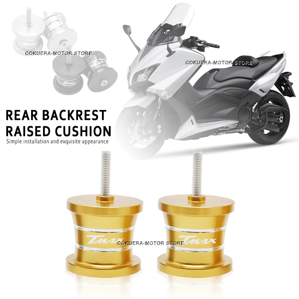 

For Yamaha T-MAX500 TMAX530 2012-2016 Motorcycle Modified Rear Backrest Raised Cushion CNC Backrest Bracket Accessories