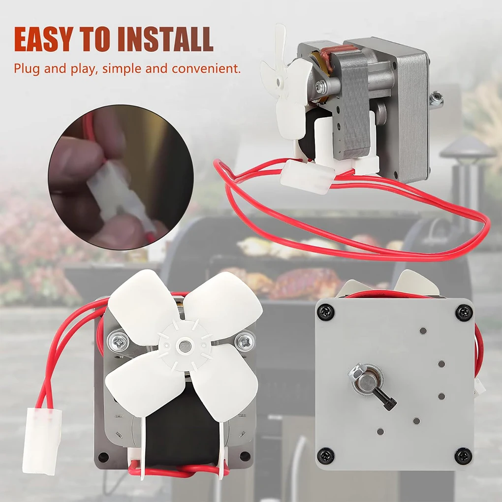 120V 2.0 rpm Replacement Auger Motor For Pit Boss Electric Wood Pellet Smoker Grill Gear Motor BBQ Oven Stove Accessories