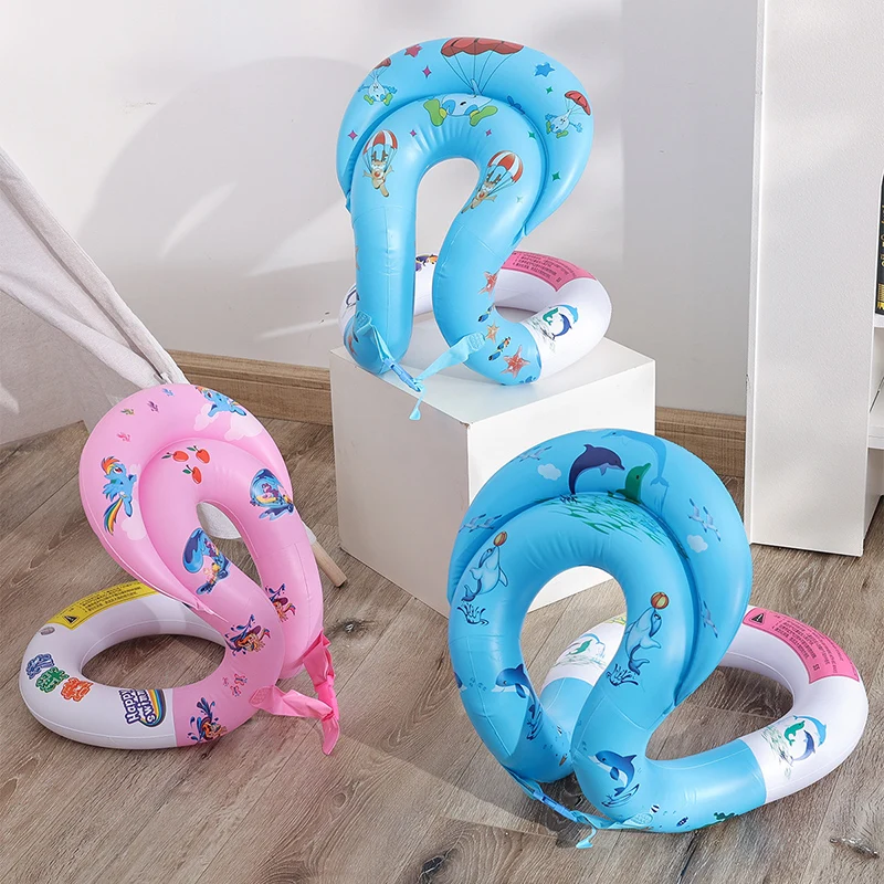 Baby Child Swim Ring Vest Inflatable Toy Swimming Ring Tube for Kids Swimming Circle Swim Pool Float Water Play Equipment 4