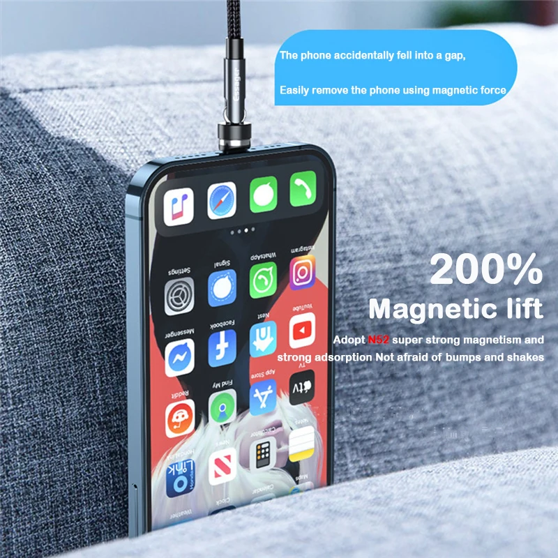 Essager 540° Rotating Magnetic Fast Charging Cable