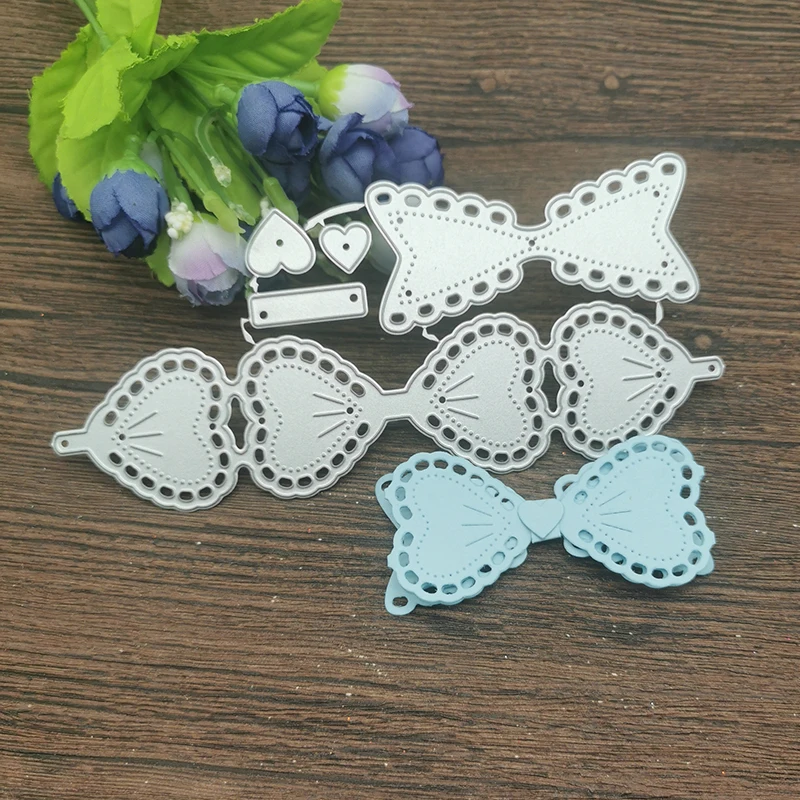 

Heart Tiara bow card Cutting Dies Stencils For DIY Scrapbooking Decorative Embossing Handcraft Die Cutting Template