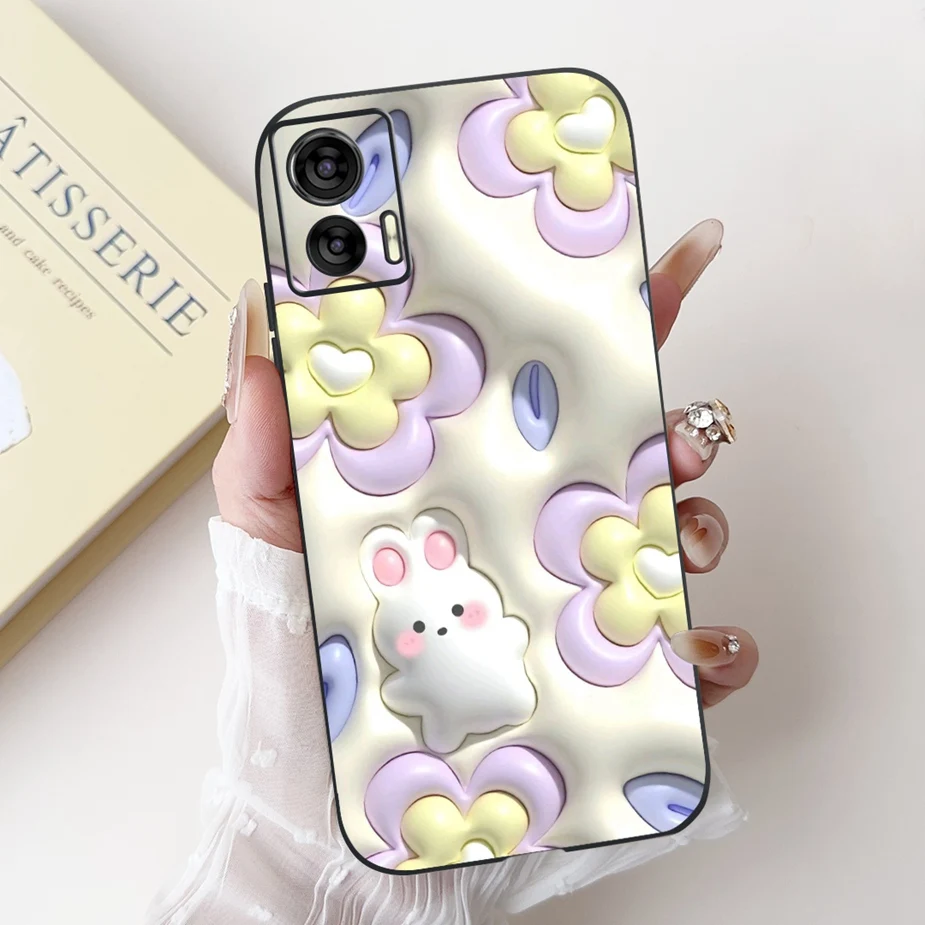 Cute Panda Cartoon Shockproof Soft TPU Phone Case for Motorola Edge 30 Lite